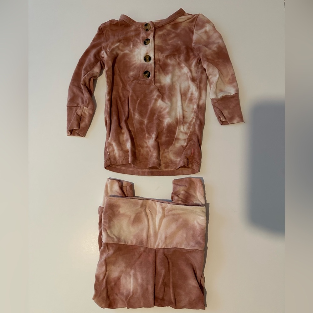 LouLou & company pajamas 0-3 months